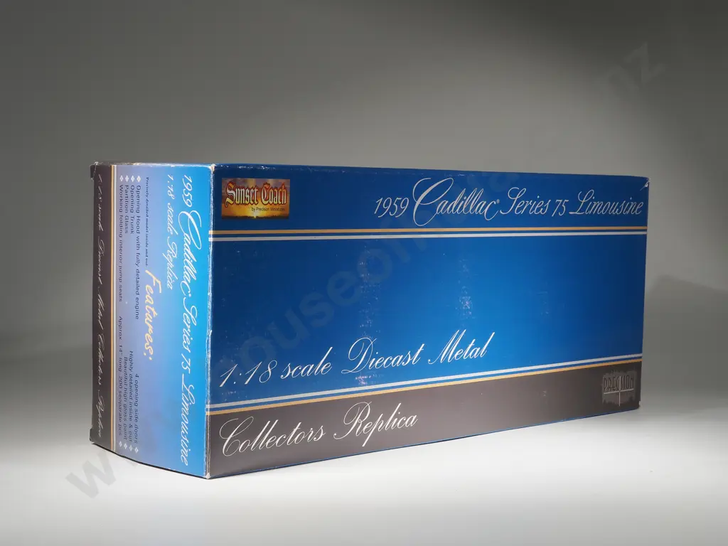 Precision Model Car 1:18 1959 Cadillac Limousine - With Box Image 1++
