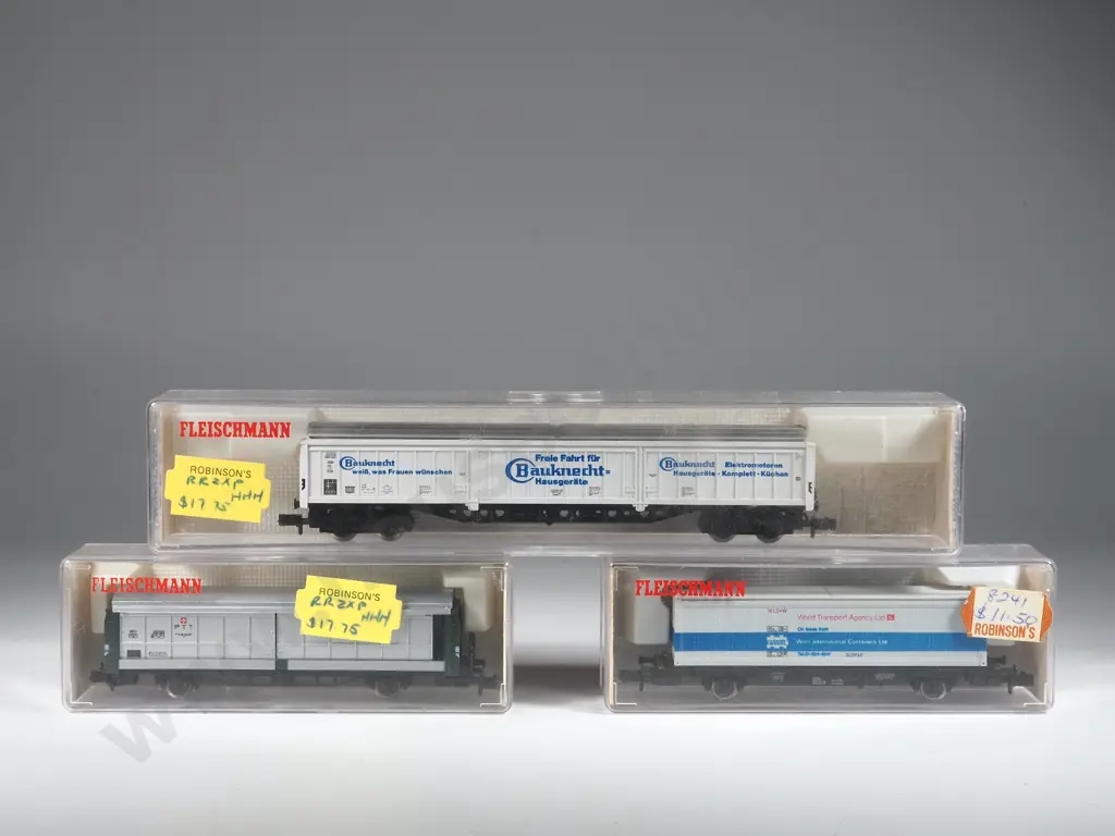 Three Fleischmann Piccolo Wagons 8336 8242 8389 Image 1++