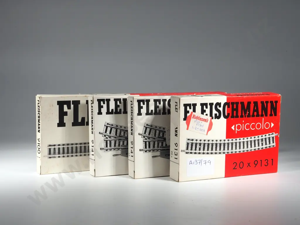 Two Boxes Fleishmann Piccolo Tracks 9100, 9141 & Two Double Crossover Slip Nibs 9141 Image 1++