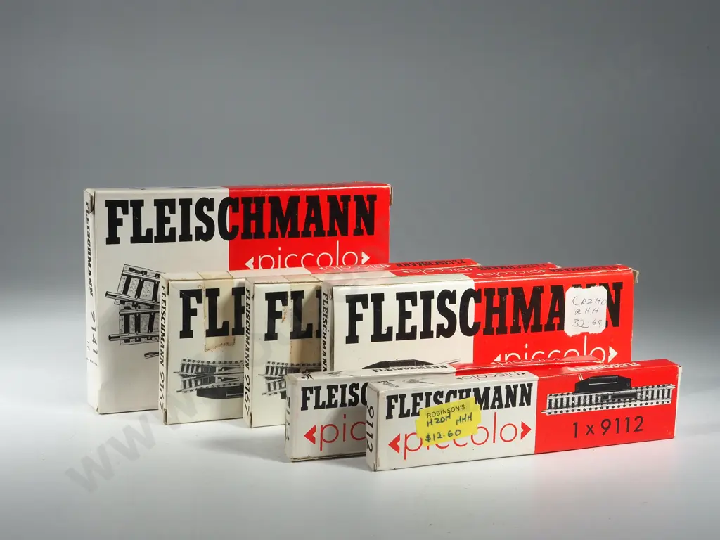 Fleishman Piccolo Four Double Crossover Tracks/Slip Nibs 9167x2, 9141, 9166, Two Uncoupler Track 9112 Image 1++
