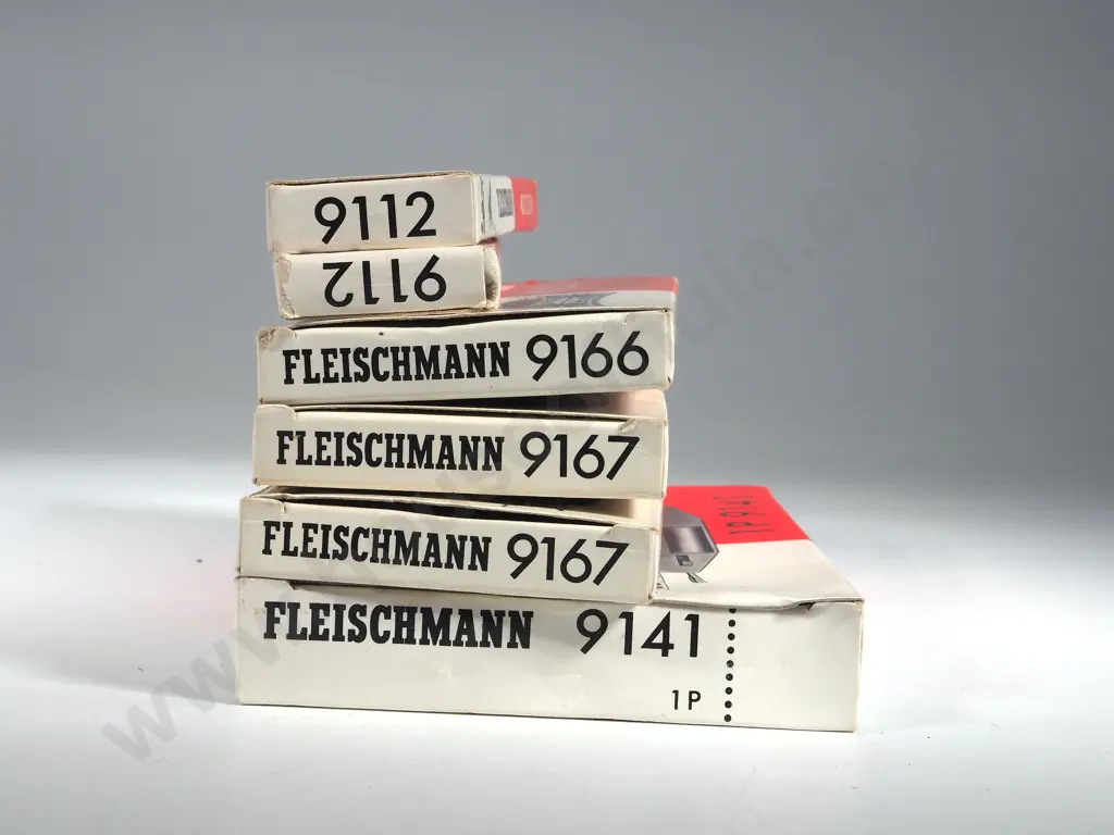 Fleishman Piccolo Four Double Crossover Tracks/Slip Nibs 9167x2, 9141, 9166, Two Uncoupler Track 9112 Image 1++