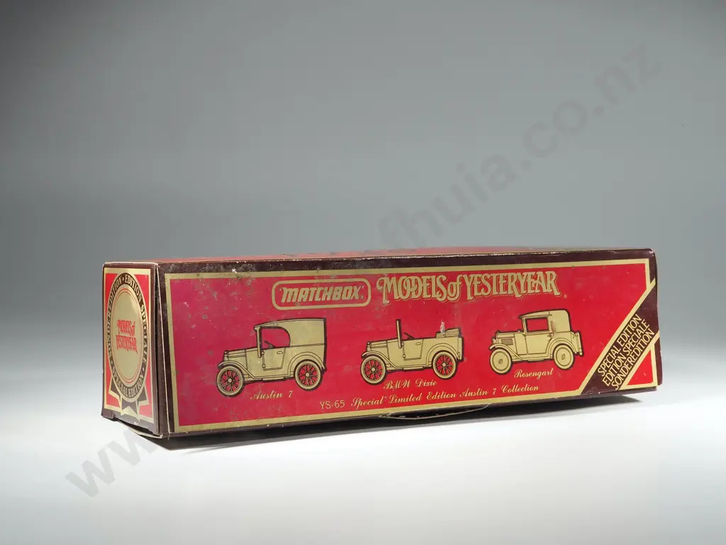 Boxed Special Edition Matchbox Models of Yesteryear 1928 Austin 7 Collection: YS 65 - Three Cars Image 1++