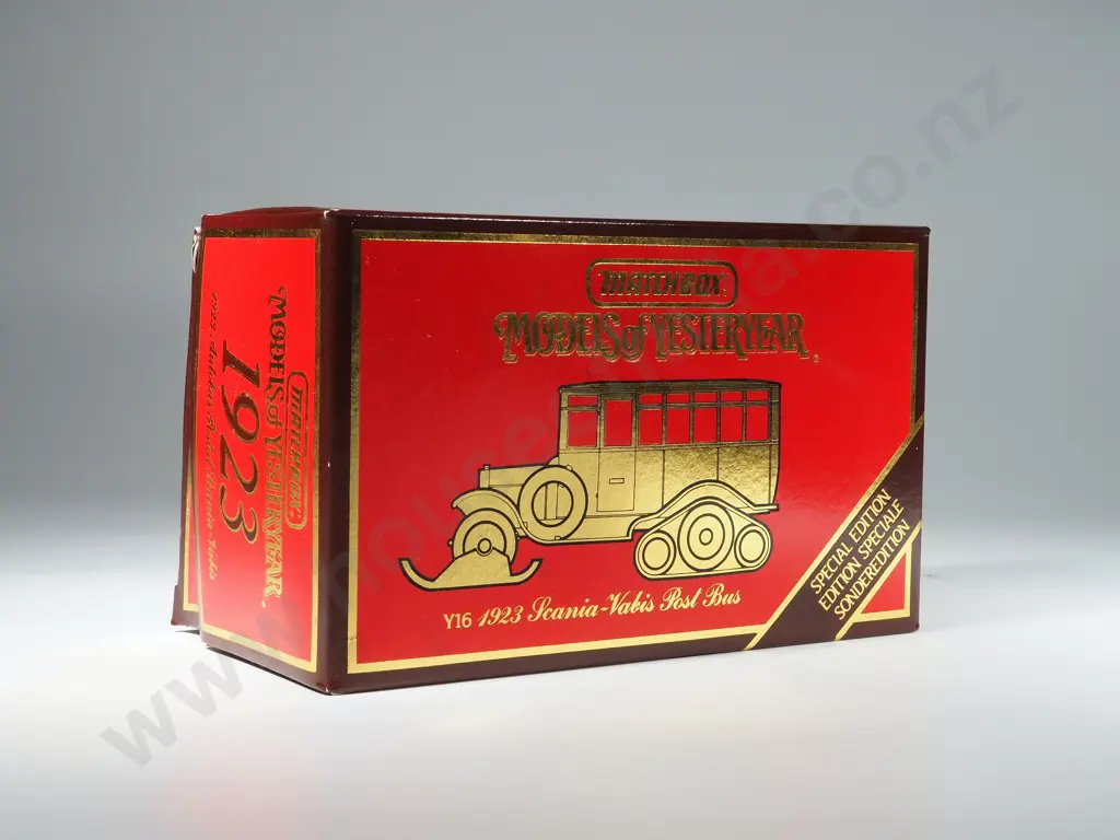 Boxed Special Edition Matchbox Models of Yesteryear 1923 Scania Vabis Post Bus: Y16  Image 1++