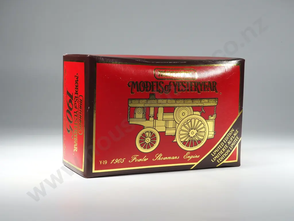 Boxed Limited Edition Matchbox Models of Yesteryear 1905 Fowler Showmans Engine : Y19 Image 1++