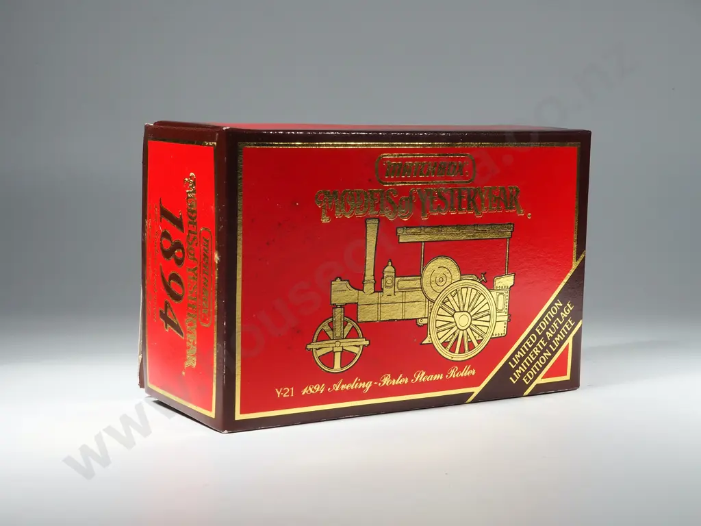 Boxed Limited Edition Matchbox Models of Yesteryear 1894  Aveling-Porter Steam Roller: Y-21 Image 1++
