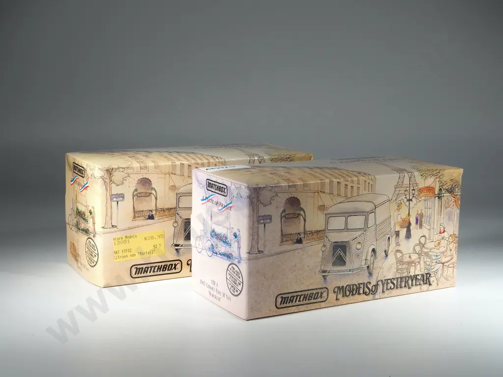Two Boxed Matchbox Models of Yesteryear: YTF4 "Margillat" /YTF2 "Martell" Image 1++
