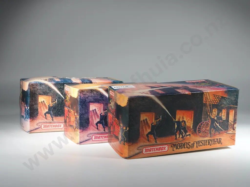 Three Boxed Matchbox Models of Yesteryear: YFE01 / YFE02 / YFE03 Image 1++