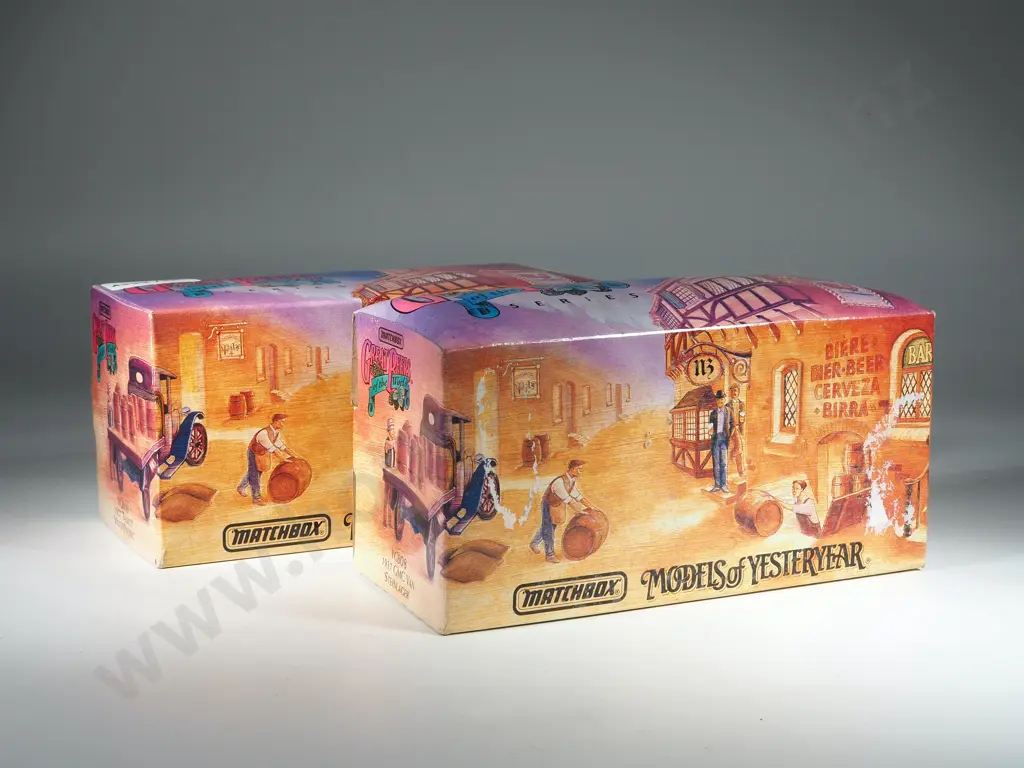 Two Boxed Matchbox Models of Yesteryear: YGB08 "Steinlager"/ YGB10 "South Pacific" Image 1++