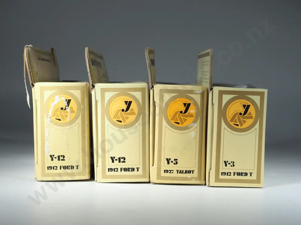 Four Boxed Matchbox Models of Yesteryear: Y-3 /Y-5/ Two Y-12 Image 1++