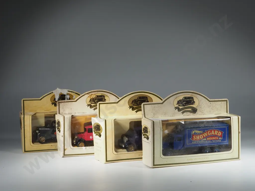 Four Lledo Promotional Model Cars in Boxes Image 1++