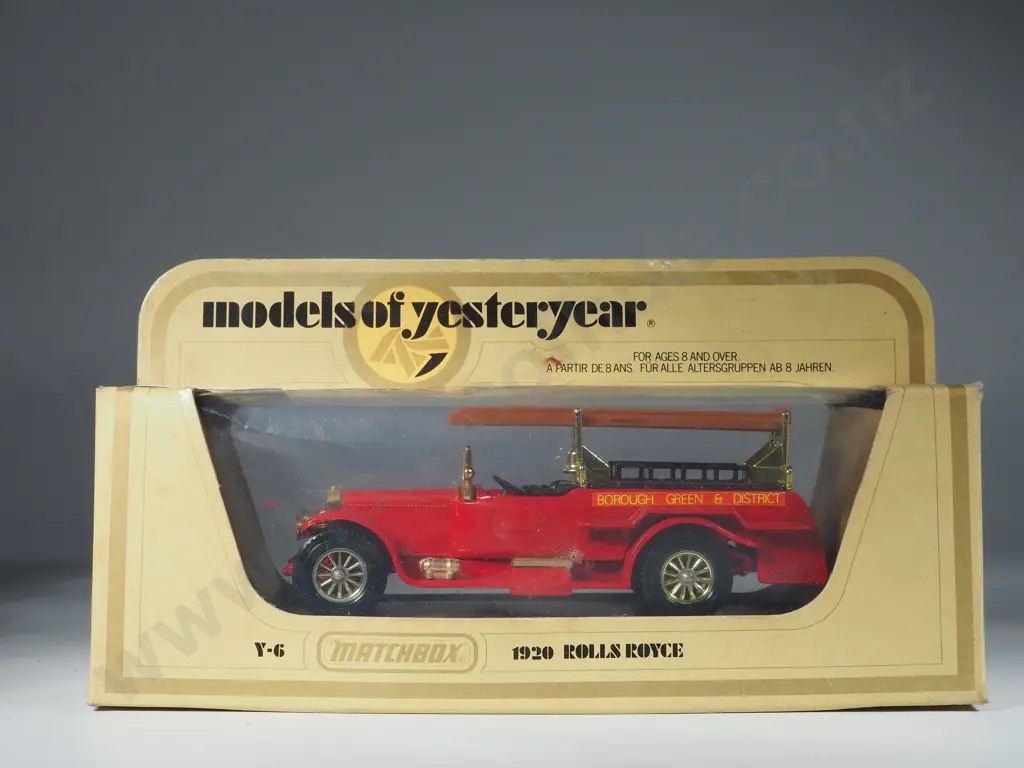 Six Boxed Matchbox Models of Yesteryear: Y-6/ Two Y-12/ Y-13/ Y-21/ "Y-12/45" Image 1++