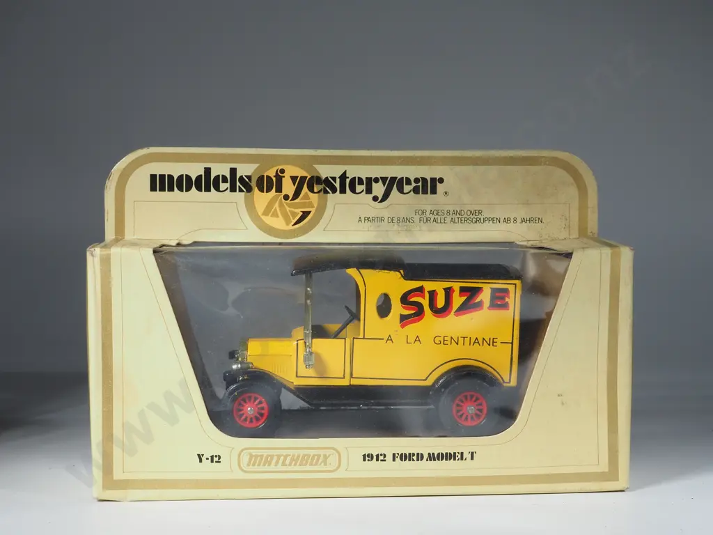 Six Boxed Matchbox Models of Yesteryear: Y-6/ Two Y-12/ Y-13/ Y-21/ "Y-12/45" Image 1++