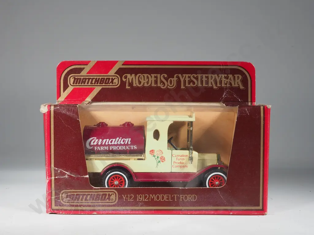 Five Boxed Matchbox Models of Yesteryear: Y-3 / Y-5/ Two Y-12/ Y-18 Image 1++