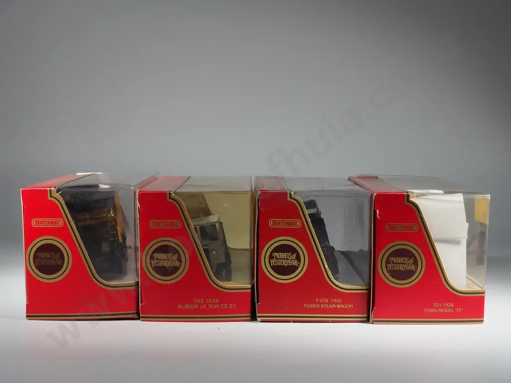 Four Boxed Matchbox Models of Yesteryear: Y21 / Y-27B /Y42 / Y44 Image 1++
