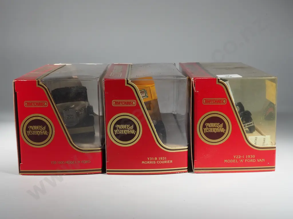 Three Boxed Matchbox Models of Yesteryear: Y22-I / Y31-B / Y35 Image 1++