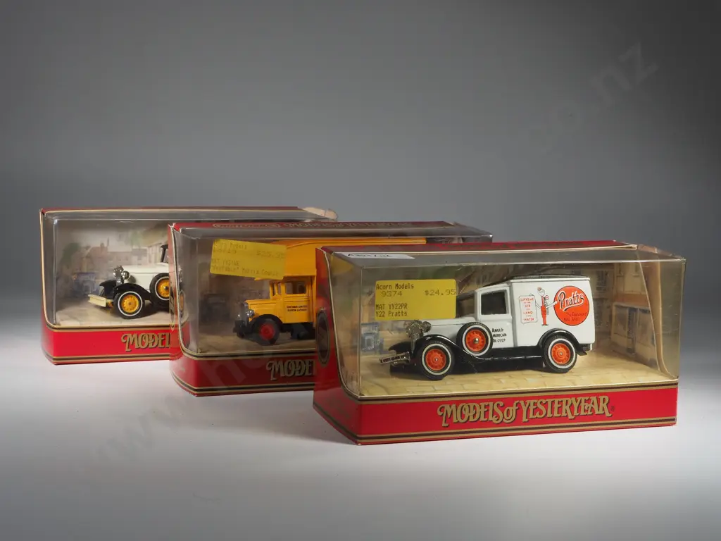 Three Boxed Matchbox Models of Yesteryear: Y22-I / Y31-B / Y35 Image 1++