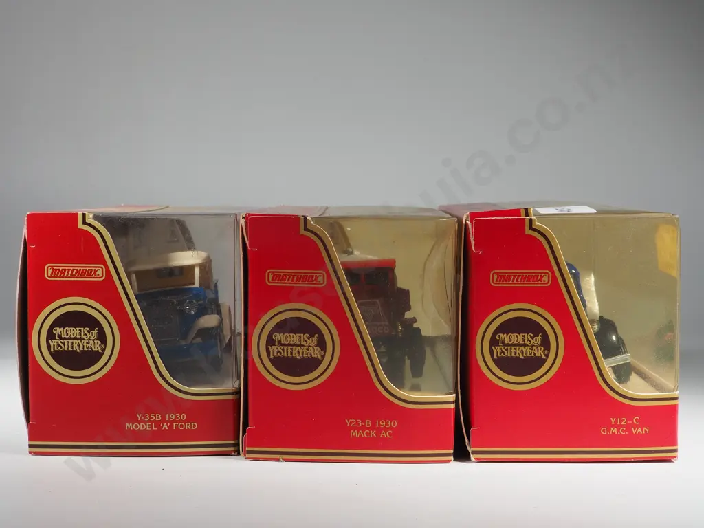Three Boxed Matchbox Models of Yesteryear: Y12-C / Y23-B /Y-35B Image 1++