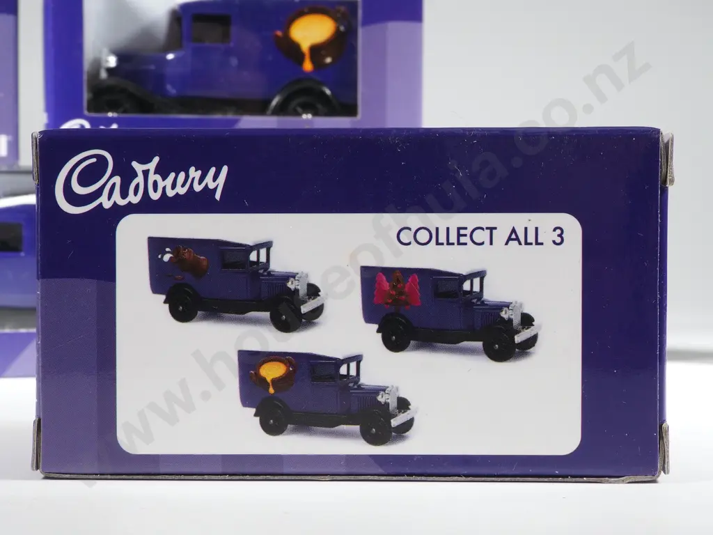 Six  Corgi Vans: One Lledo promotional model. Cadbury Chocolate  Image 1++