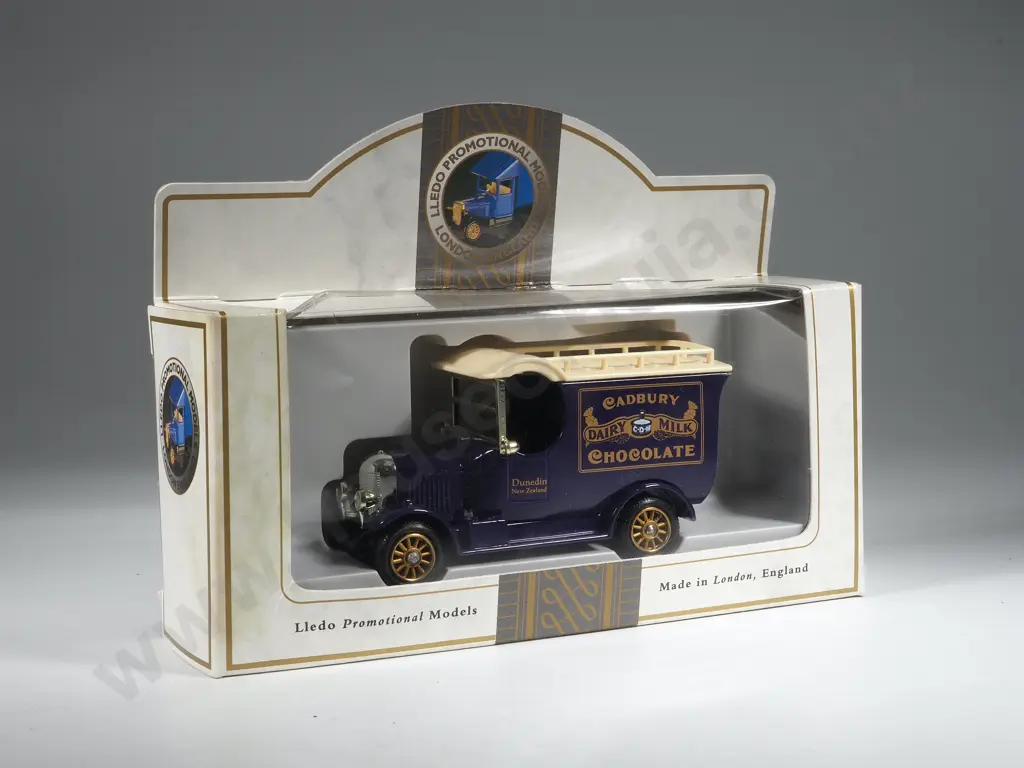 Six  Corgi Vans: One Lledo promotional model. Cadbury Chocolate  Image 1++