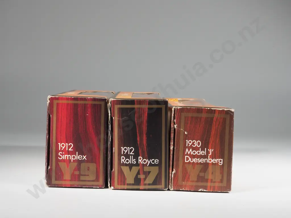 Three Boxed Matchbox Models of Yesteryear: Y-9/Y-4 /Y-7 Image 1++