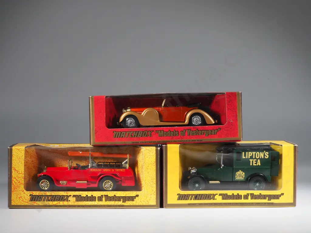 Three Boxed Matchbox Models of Yesteryear: Y-6/Y-5/Y-11 Image 1++