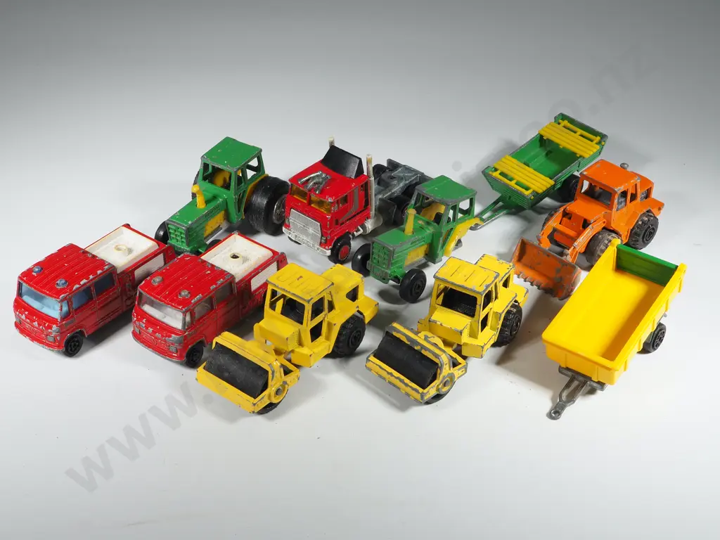 Assorted Majorette Toy Trucks and Construction Vehicles, Made in France Image 1++