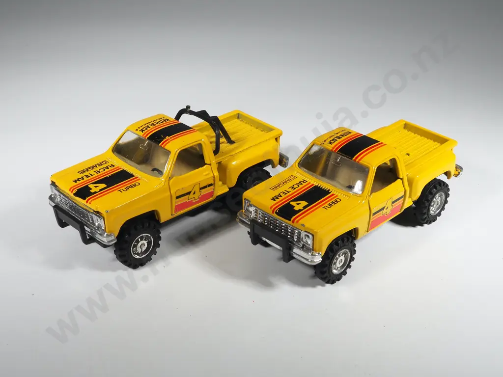 Pair of Chevy Toy Racing Cars Image 1++