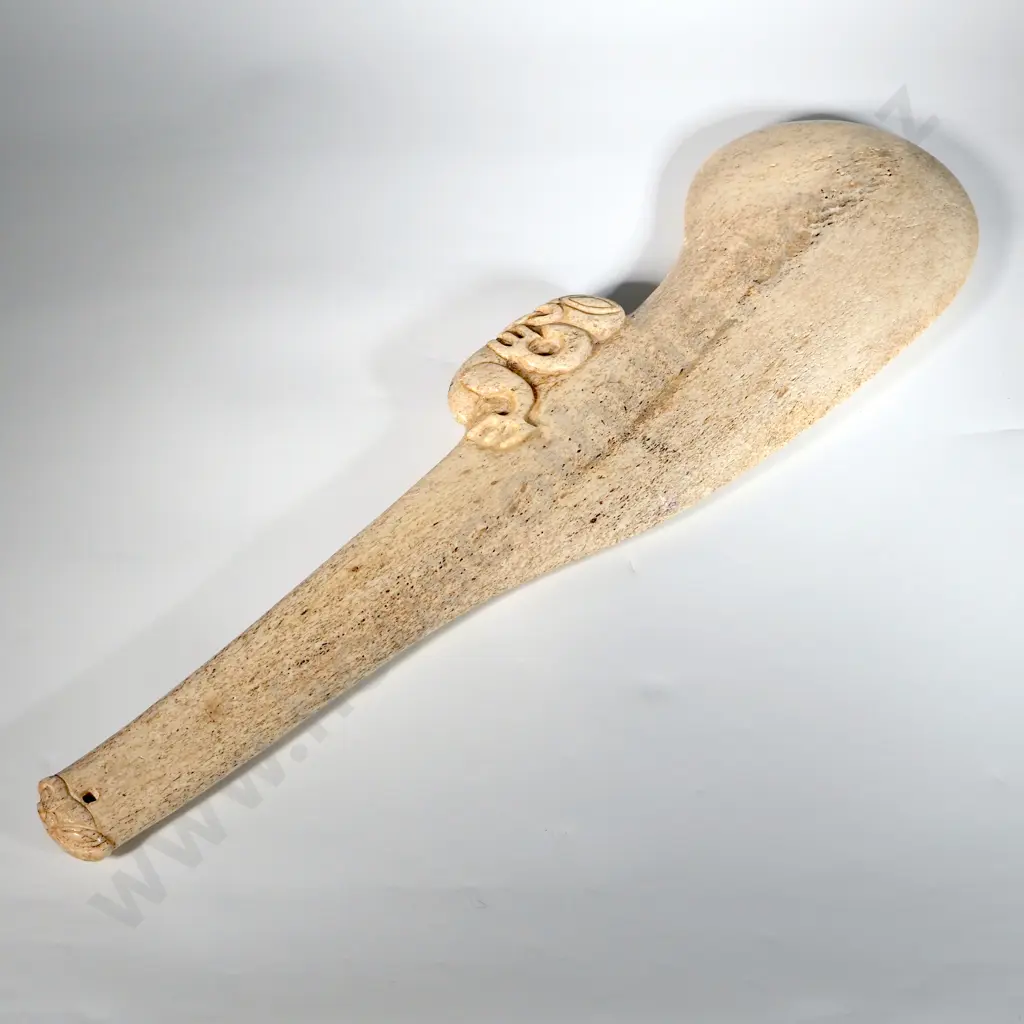 A Large Wahaika Paraoa (Short Bladed Whale Bone Weapon) Image 1++