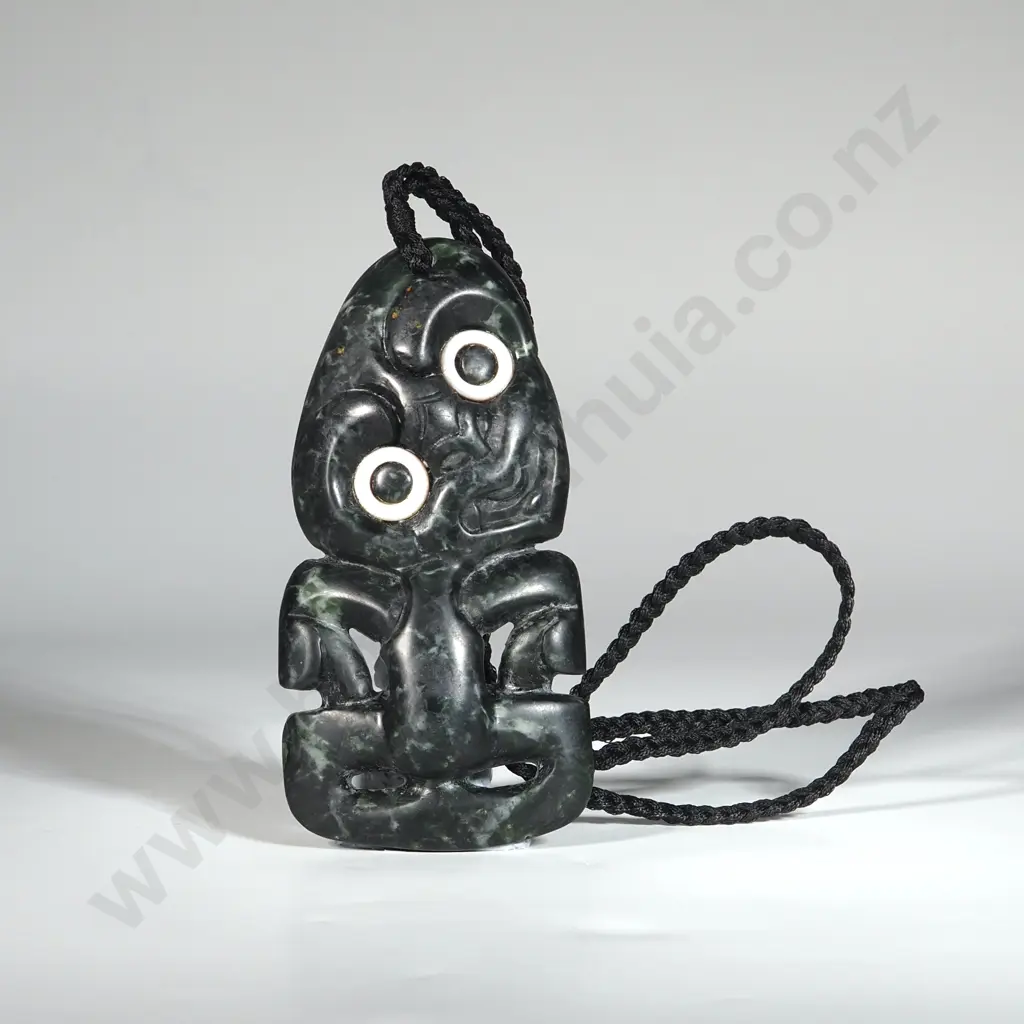 Pounamu Hei Tiki 130 x 63 x 24mm  Image 1++