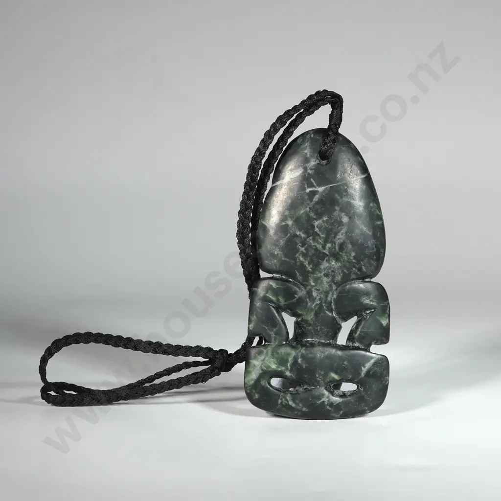 Pounamu Hei Tiki 130 x 63 x 24mm  Image 1++