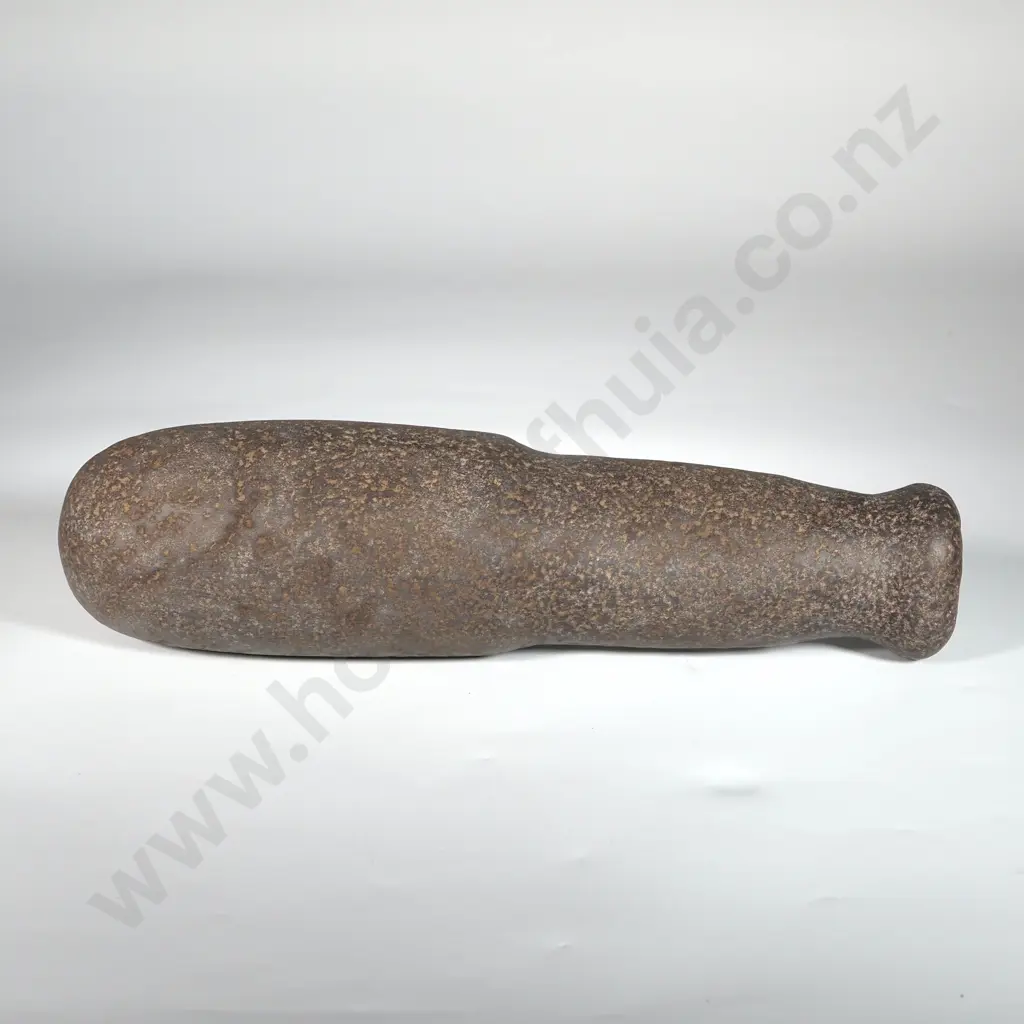 Pre-European Basalt Pounder Patu Muka Y-22890 Image 1++