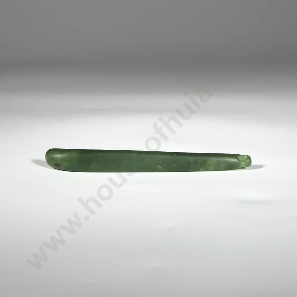 Greenstone Hockey Stick Pendant Image 1++