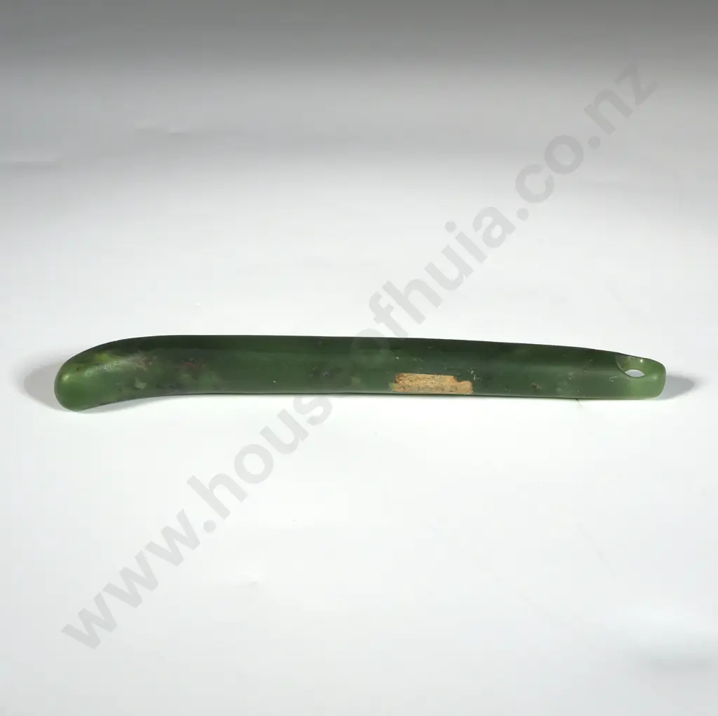 Greenstone Hockey Stick Pendant Image 1++