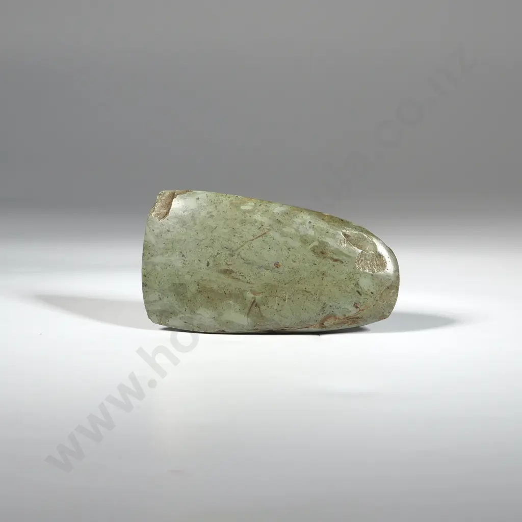 Pre-European Stone Toki - Label "Picked Up Waikouati Beach Christmas 1905" Y-22830 Image 1++