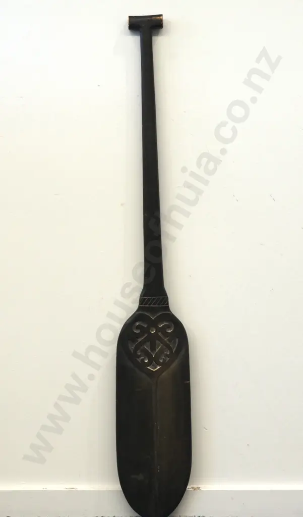 Maori Folk Art Style Waka Paddle Image 1++
