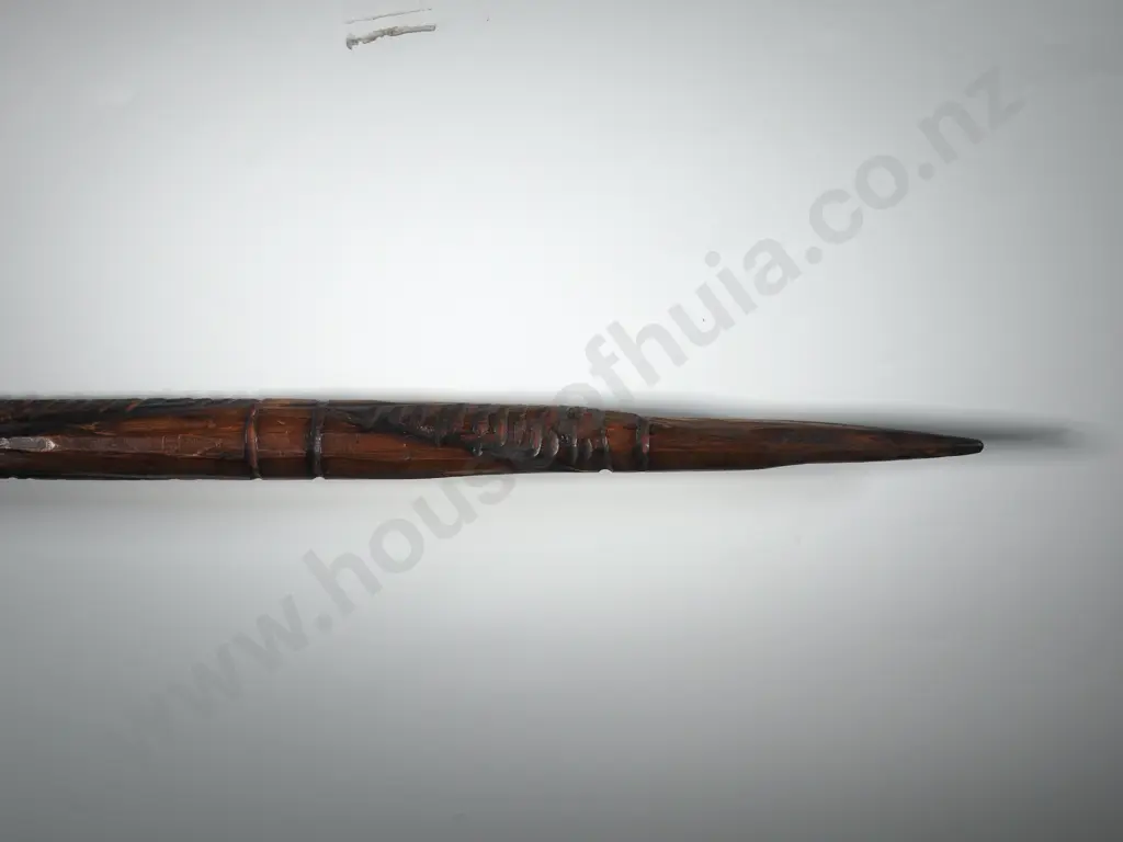Pacific Island Short Spear w Metal Tip Image 1++