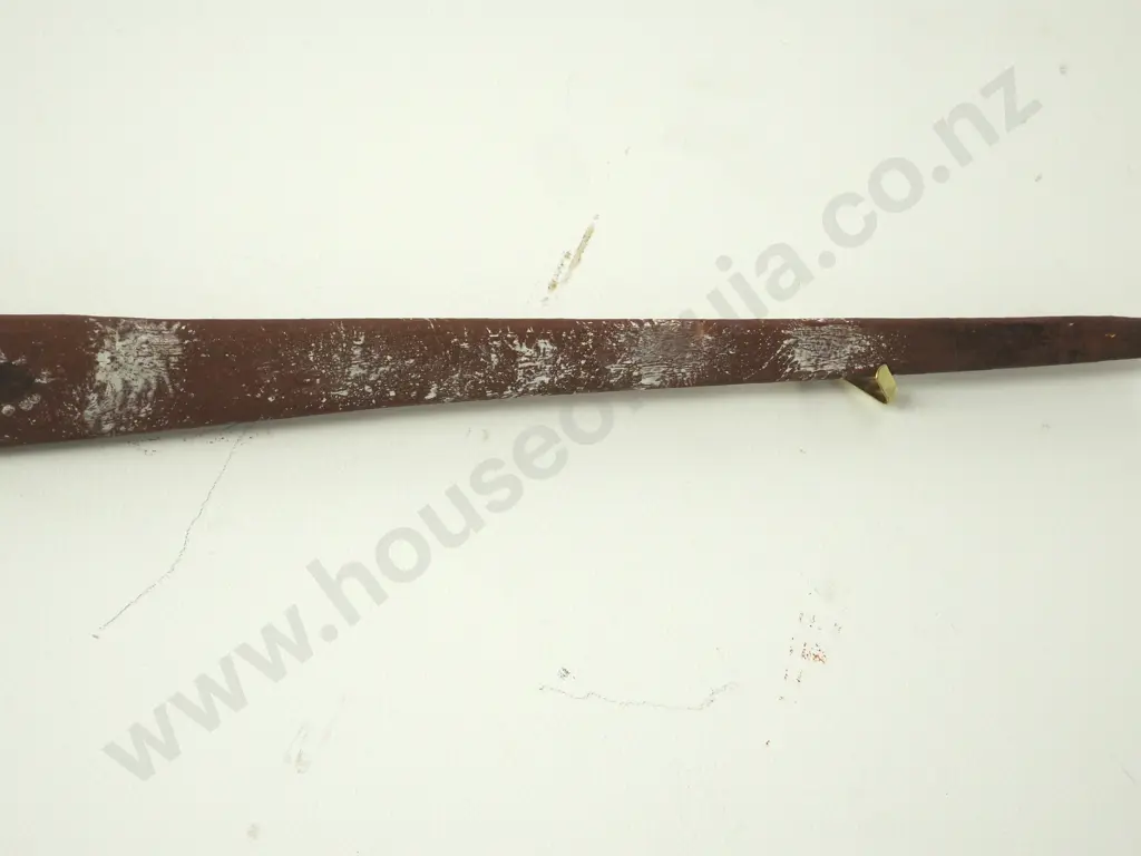 One Elongated Carved Wooden Figure w a Rounded Head. Image 1++