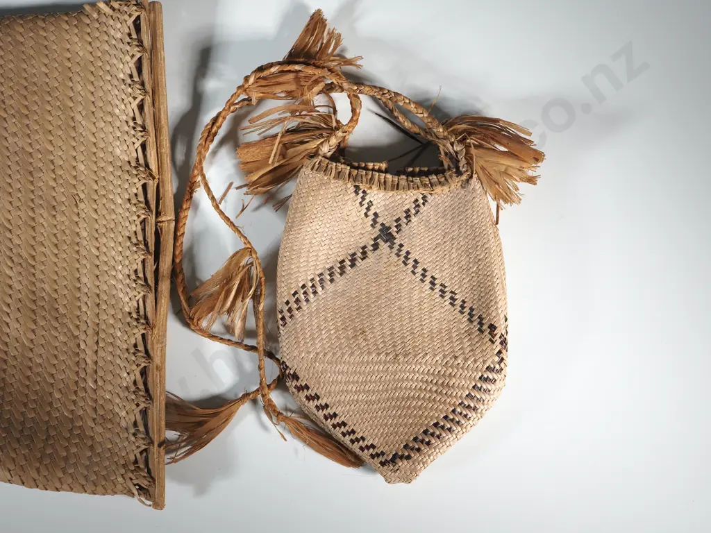 Two Woven Solomon Islands Baskets Image 1++