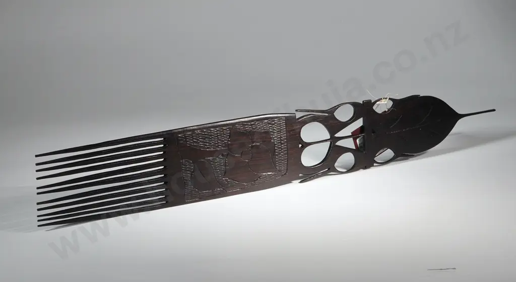 Tribal Art Comb From The Makonde Tribe. Length 560mm  Image 1++