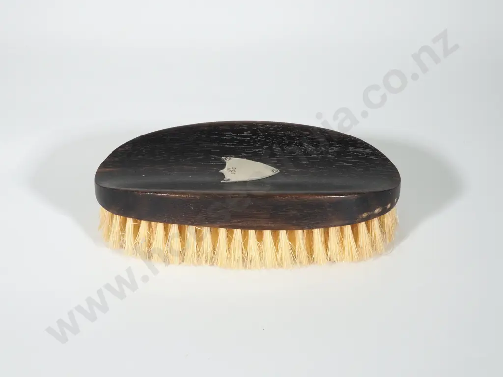 Sterling Silver & Ebony Clothes Brush Image 1++