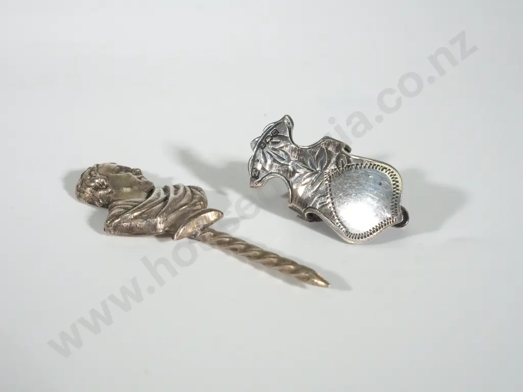 Sterling Silver Caesar & Sterling Silver Decorative Clip Image 1++