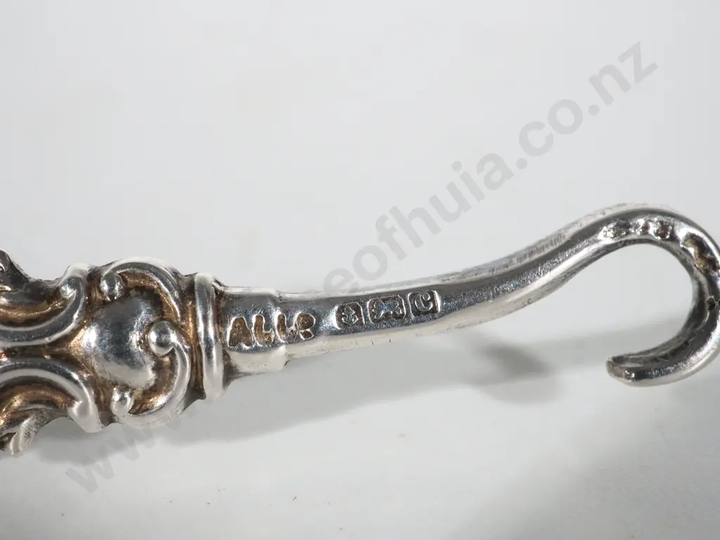 Sterling Silver Boot Hook: Birmingham 1898 Image 1++