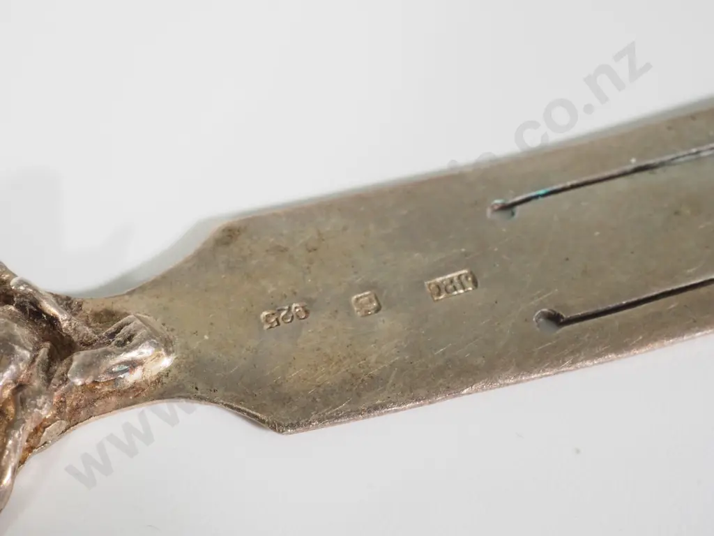 Sterling Silver Australian Themed Book Mark w Koala Motif Image 1++