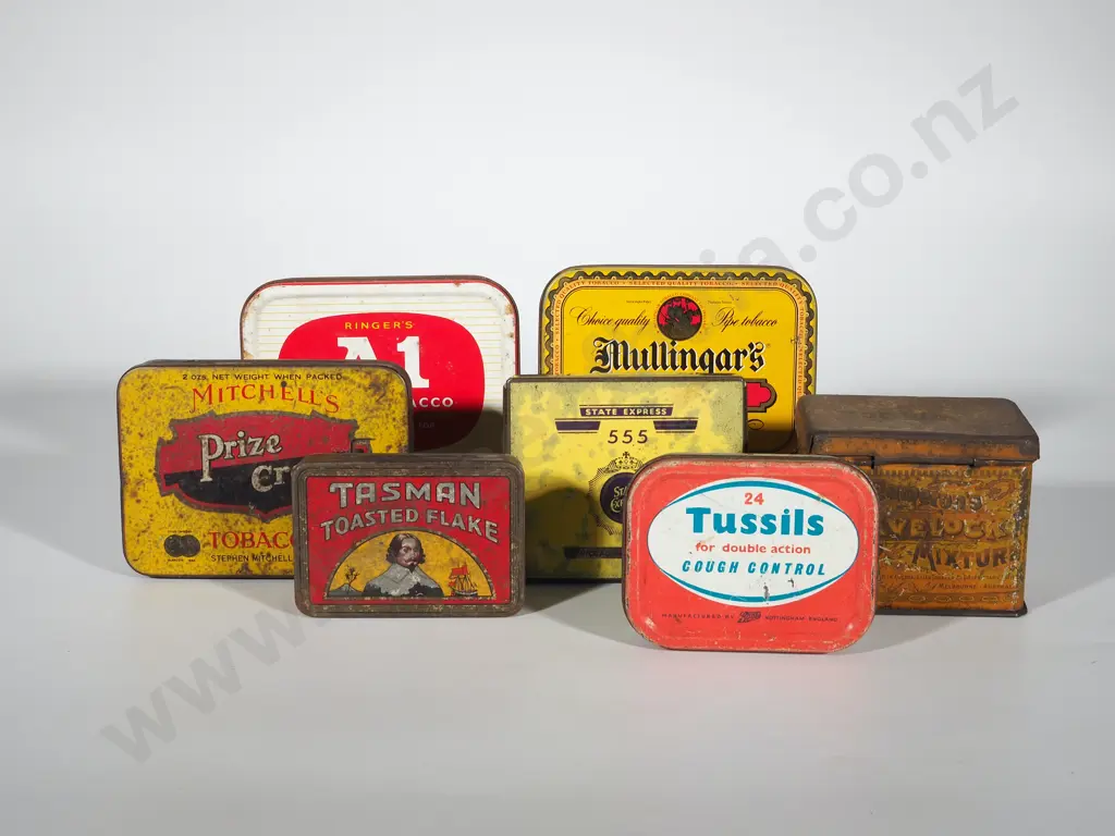 Assorted Lot of Vintage Tobacco Tins Image 1++