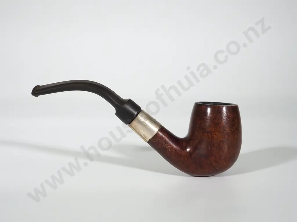 1963 English Sterling Silver Trimmed Pipe Image 1++