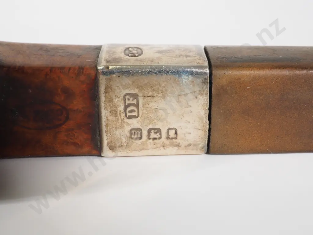 1927 Sterling Silver Trimmed Pipe Image 1++