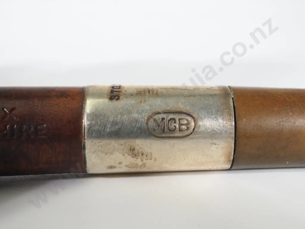 MGB Sterling Silver Trimmed Pipe Image 1++