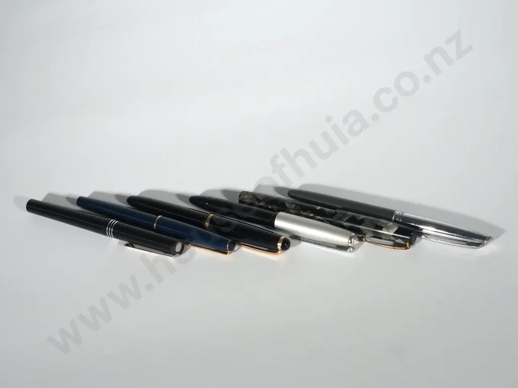 Mixed Lot of 6 Fountain Pens Includign Parker Image 1++