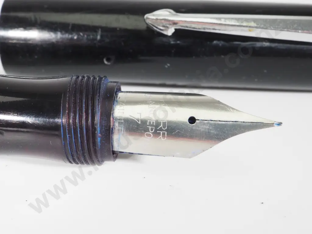 Kerr Changepoint Nib Black Fountain Pen USA A/F Image 1++