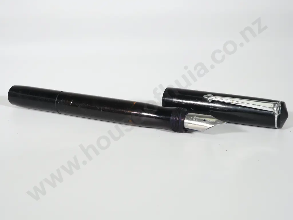 Kerr Changepoint Nib Black Fountain Pen USA A/F Image 1++